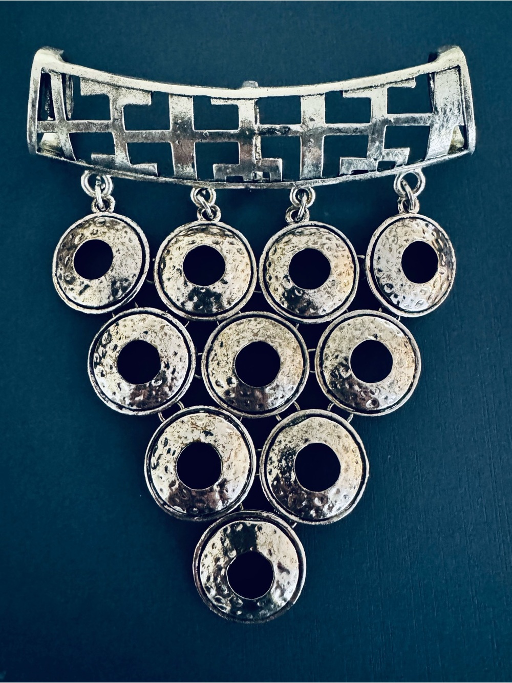 Geometric Choker Pendant